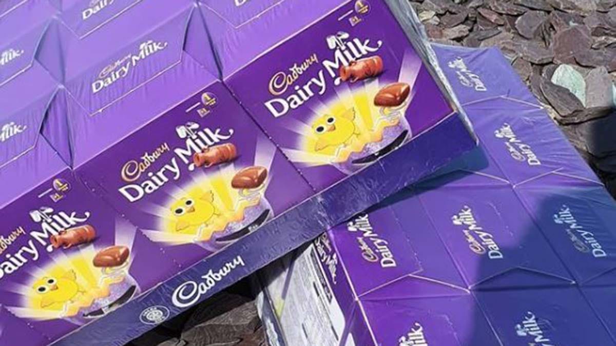 Some of the donated Easter eggs