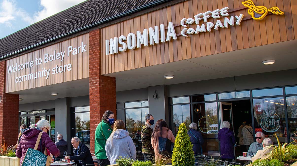 The new Insomnia Coffee Company store