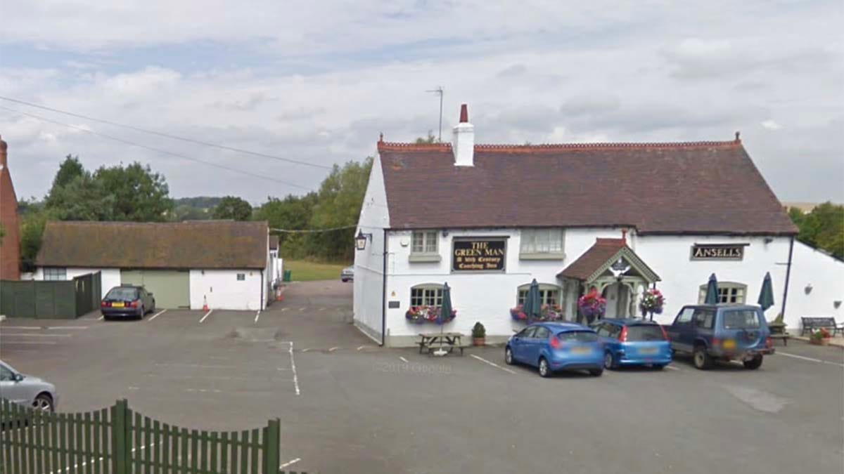 The Green Man at Clifton Campville
