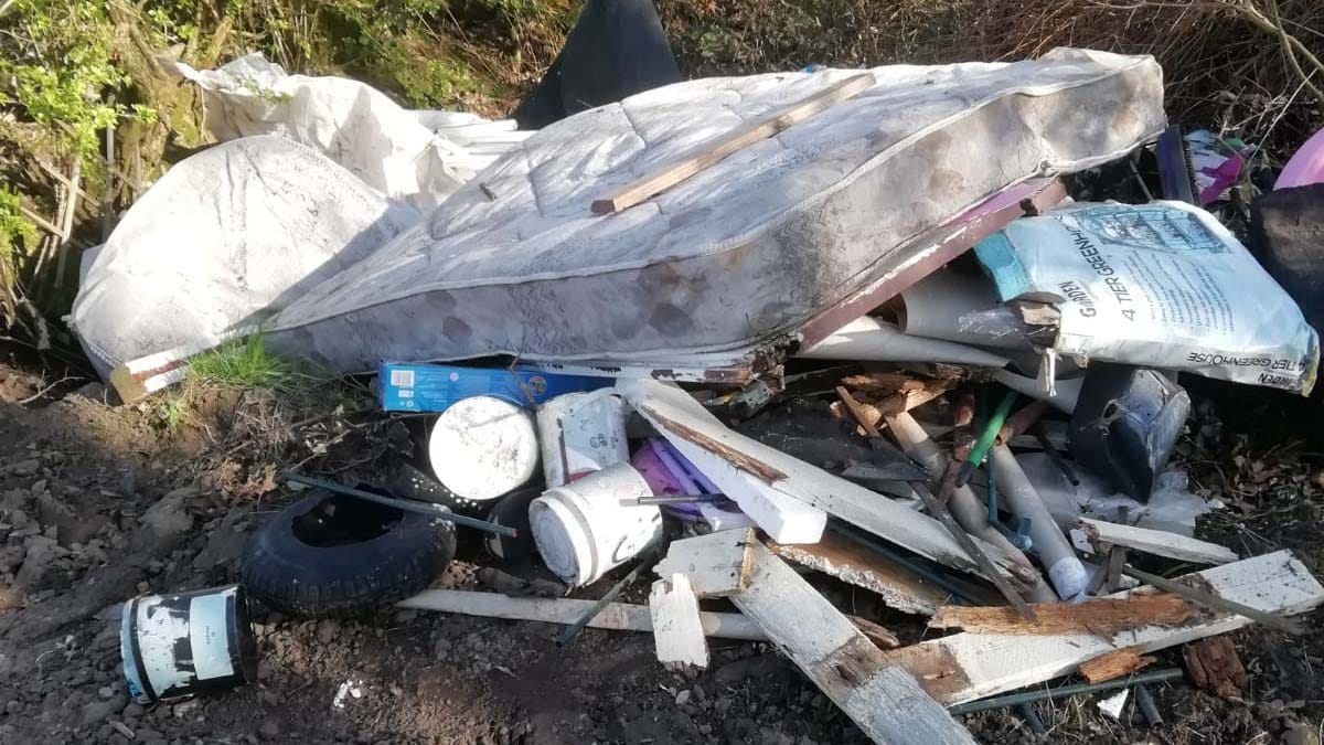 Rubbish dumped in Chorley