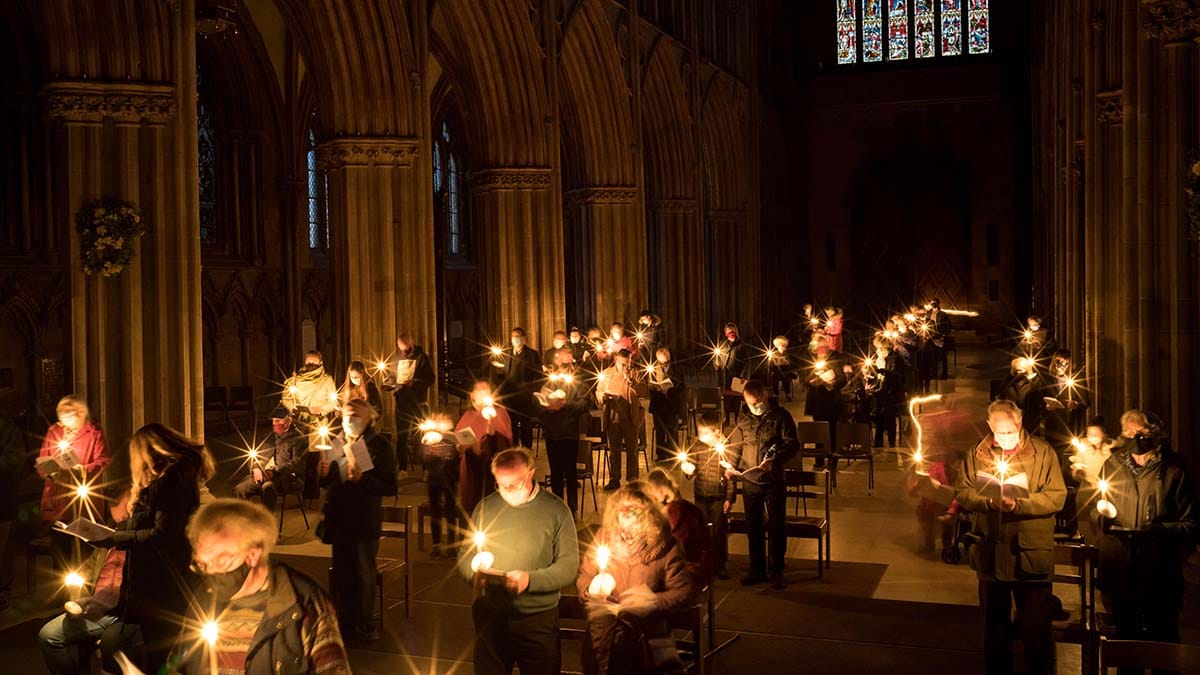 Easter at Lichfield Cathedral. Picture: Christopher Lockwood