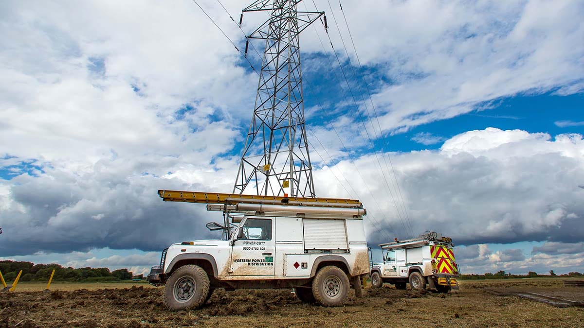 A Western Power Distribution vehicle