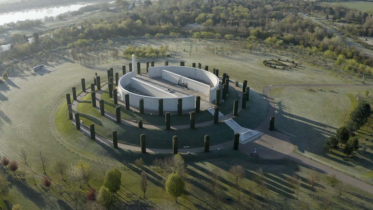 The Armed Forces Memorial at the National Memorial Arboretum