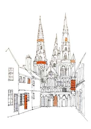 Ruth Allen's picture of Lichfield Cathedral