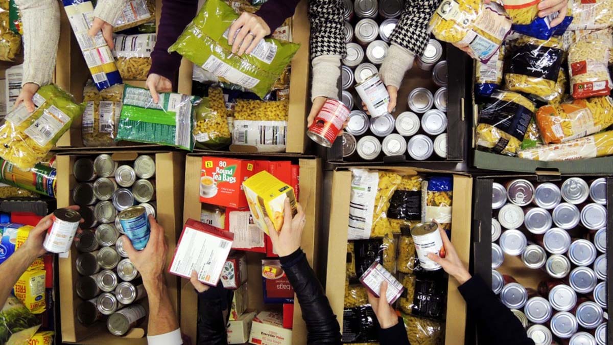 Foodbank sorting
