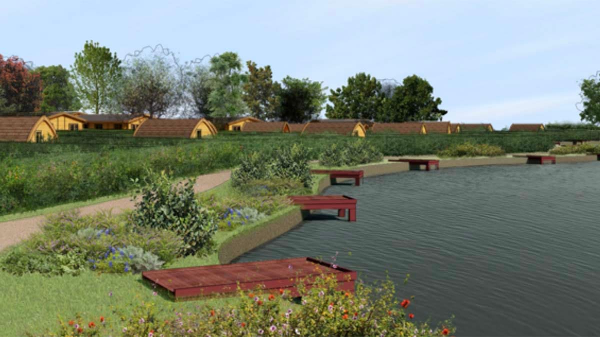 An artist's impression of the new development
