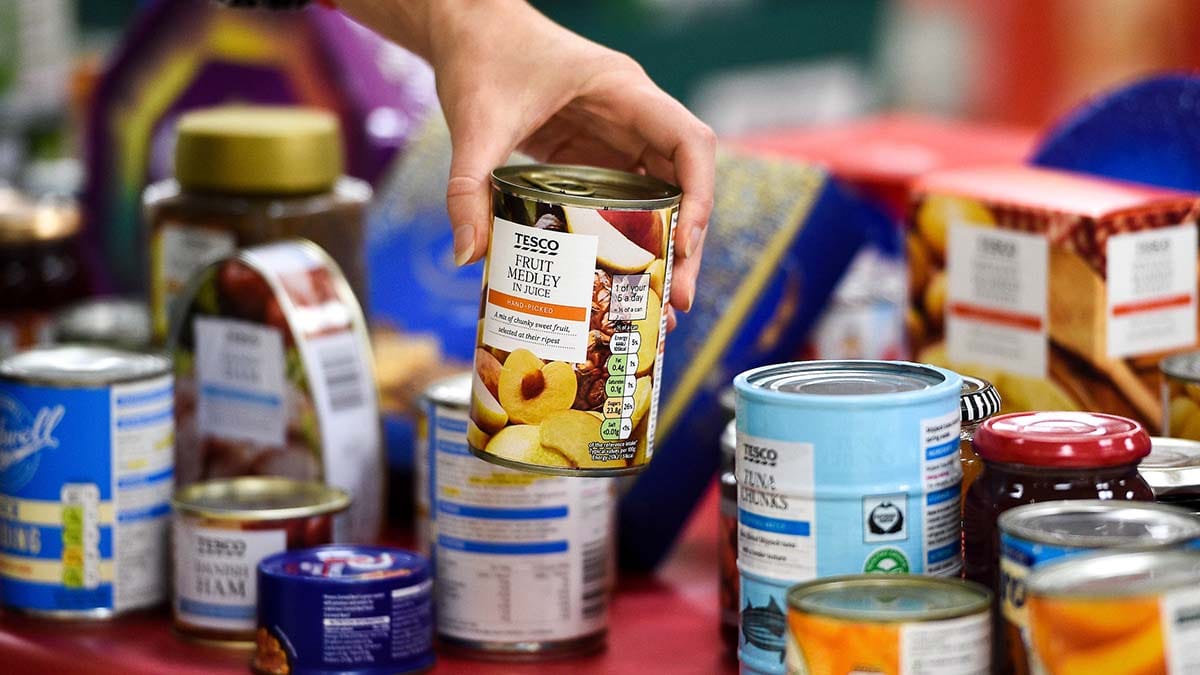 Tesco food collection
