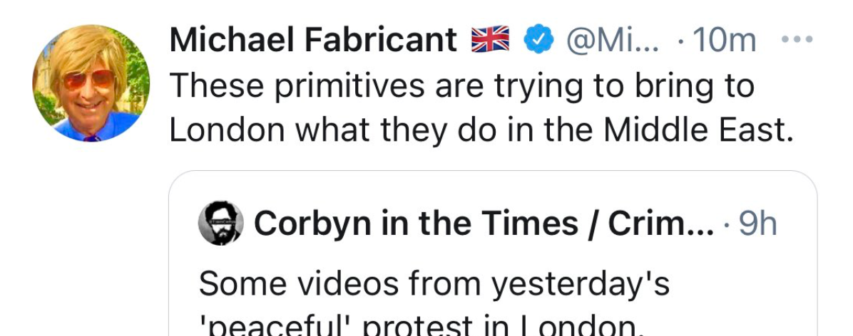 Michael Fabricant's tweet