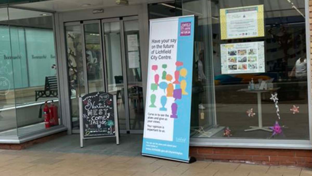The shop where plans are on display