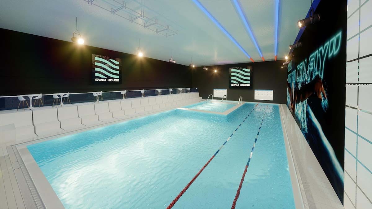 An artist's impression of the pool at The Swim House