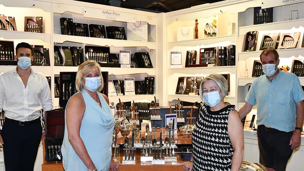 Staff at the Arthur Price Factory Shop