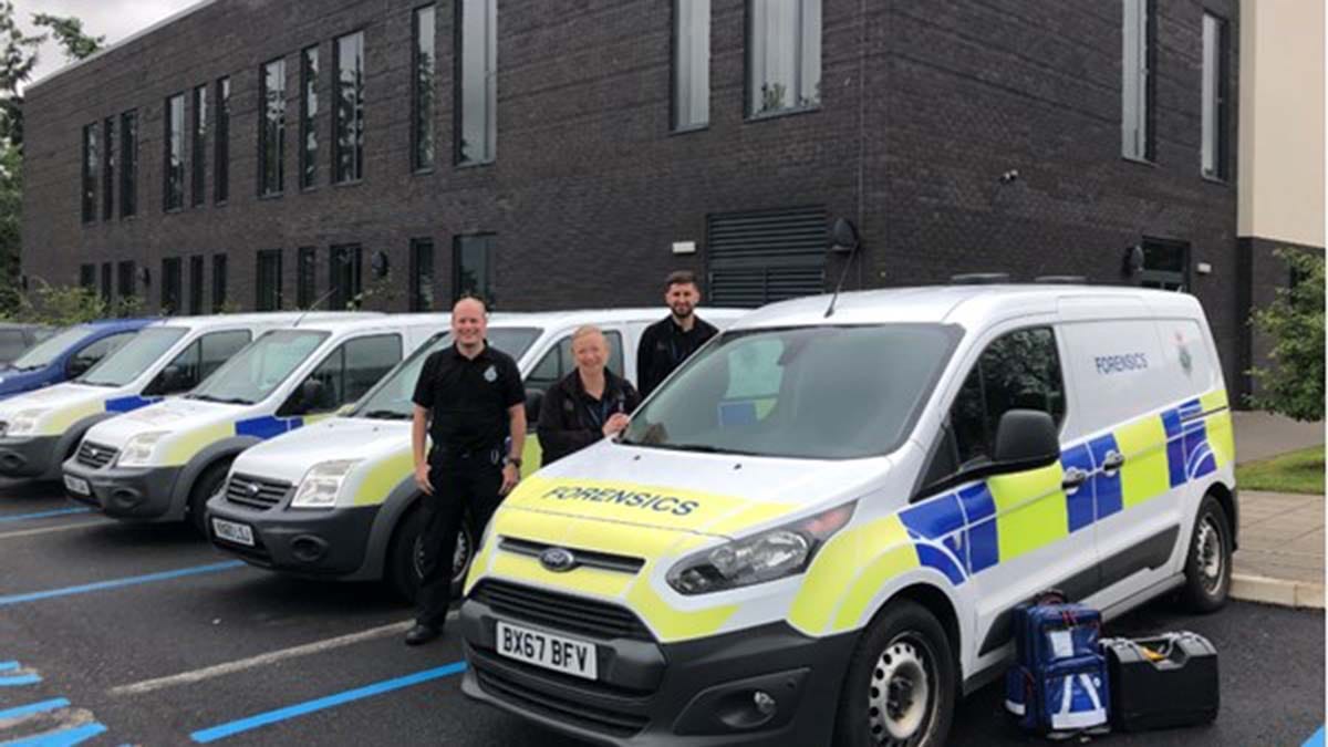 Members of the Lichfield forensics team