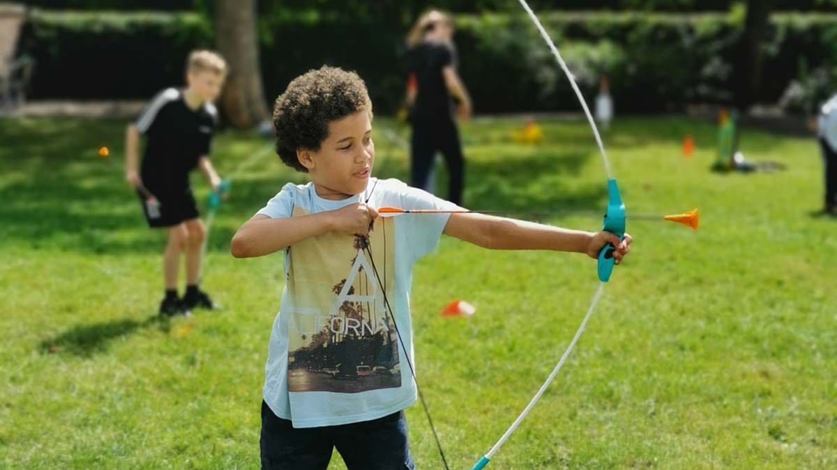 A Space archery session