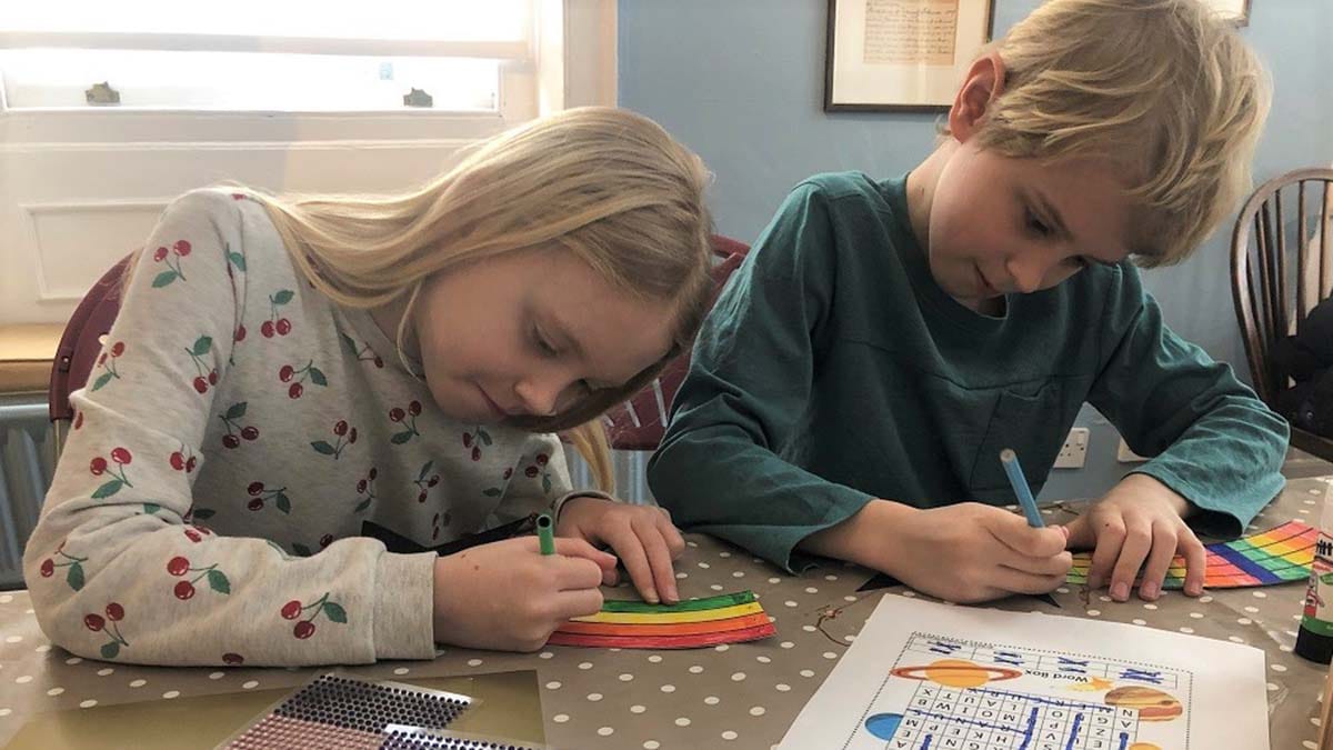 Children taking part in activities at the Samuel Johnson Birthplace Museum