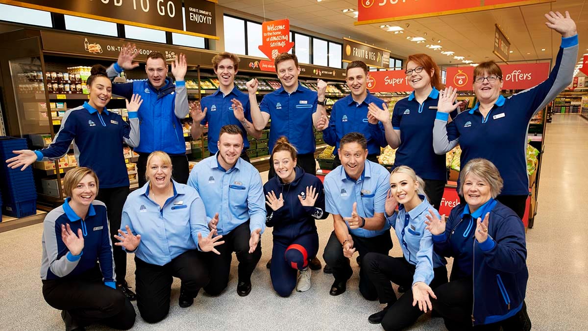 Aldi staff