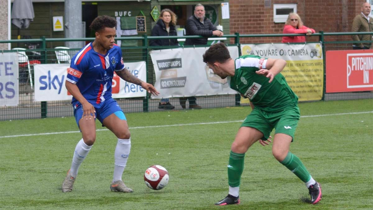 Action from Bedworth United v Chasetown. Picture: Paul Mullins
