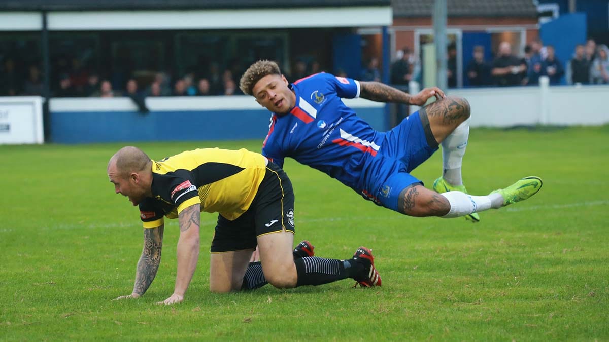 Action from Chasetown v Belper Town. Picture: Dave Birt