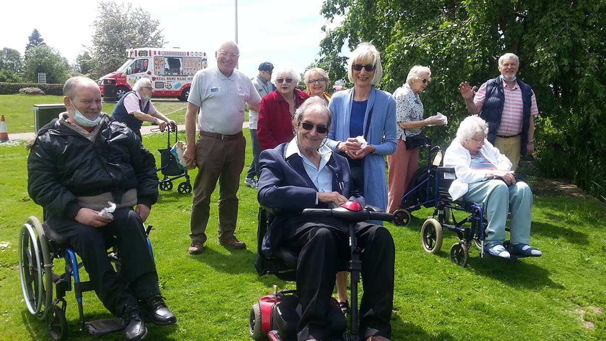People on a day out with Kendall and Wall Charitable Trust