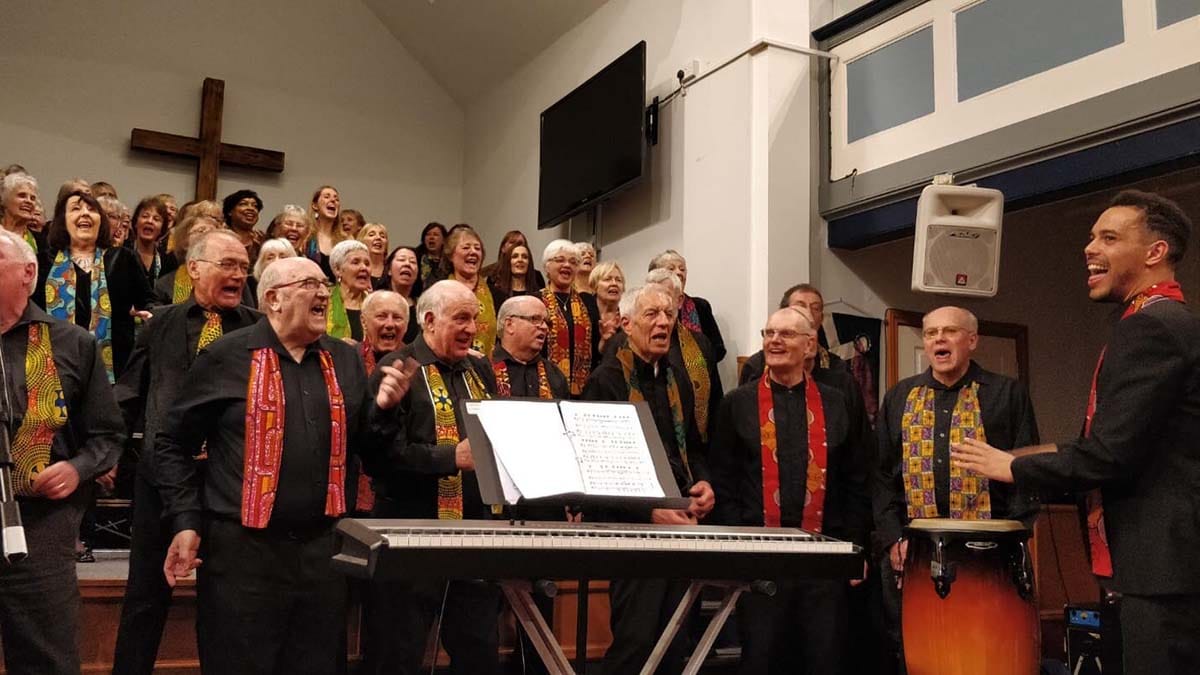 Themba Mvula and the Lichfield Gospel Choir
