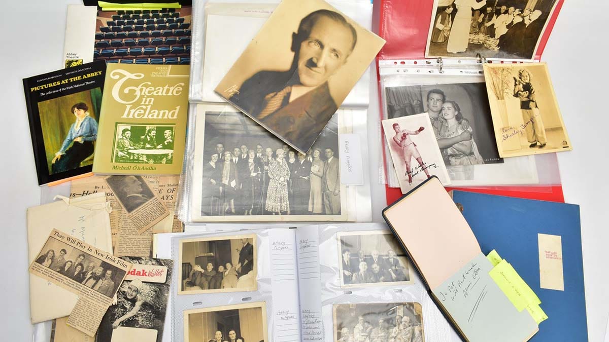 Some of the items in the archive
