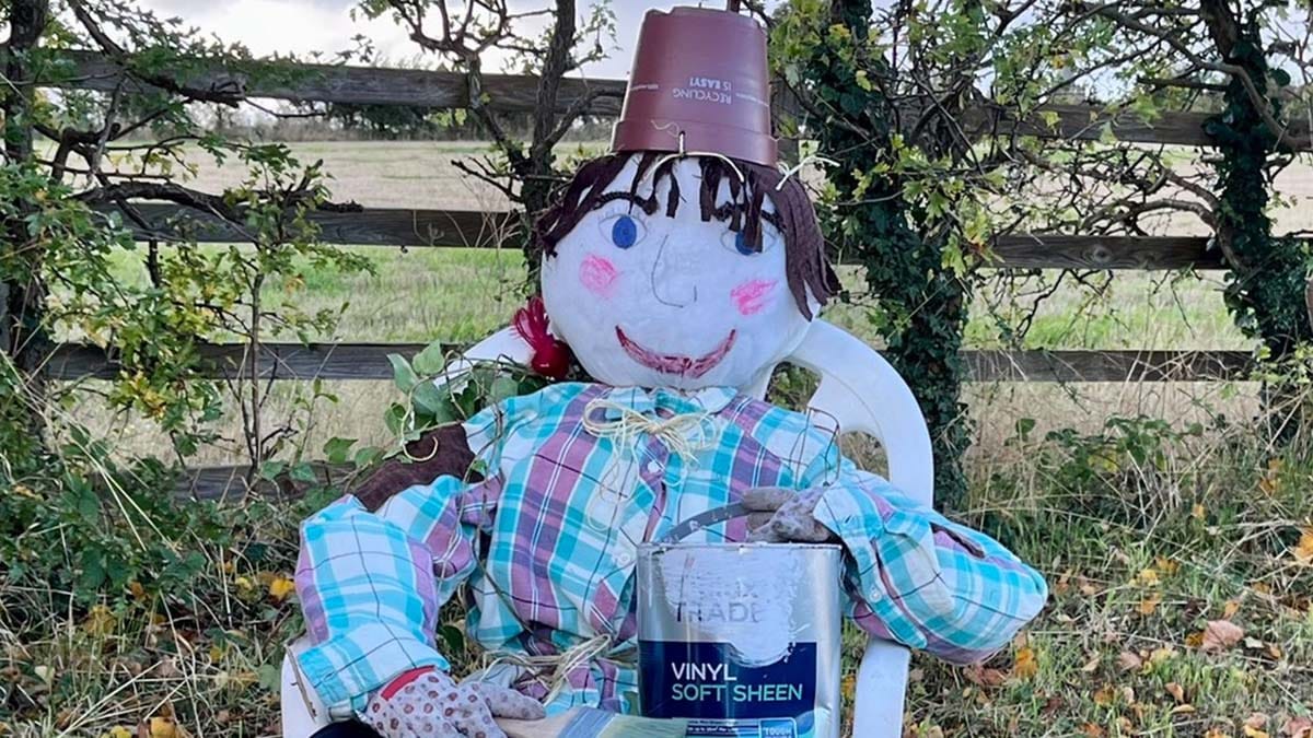 One of the Whittington scarecrows