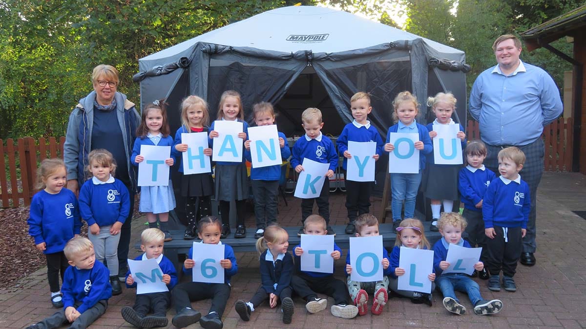 Pupils from Fazeley Pre-School