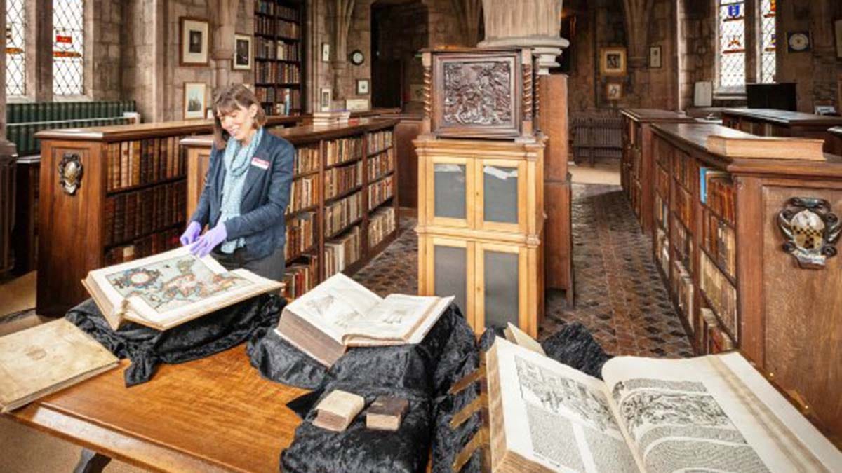 The library at Lichfield Cathedral. Picture: Lichfield Cathedral Photographers
