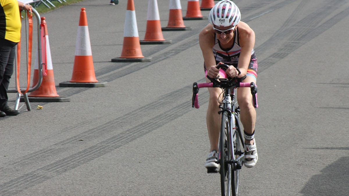 Sue Stroud competing at Blenheim Palace