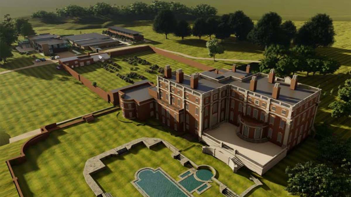 An artist's impression of the revamped Swinfen Hall Hotel