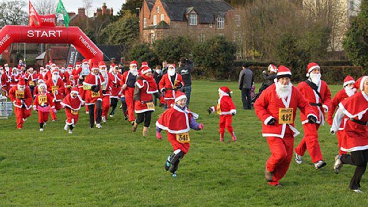 A festive dash event in Lichfield