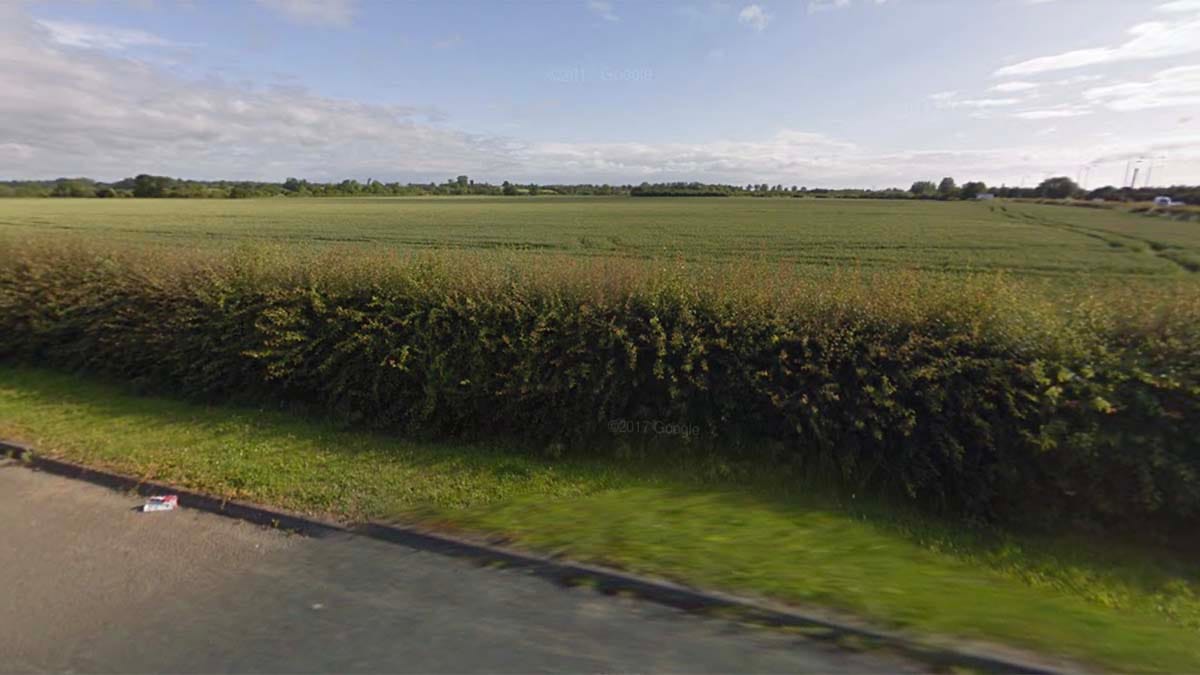 The field in Alrewas. Picture: Google Streetview