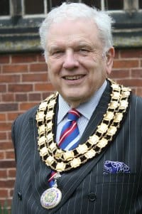 David Smith during his time as chairman of Lichfield District Council