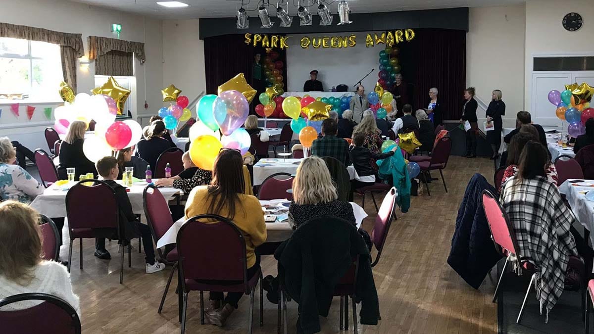 The Queen's Award for Voluntary Service celebration at Spark in Burntwood