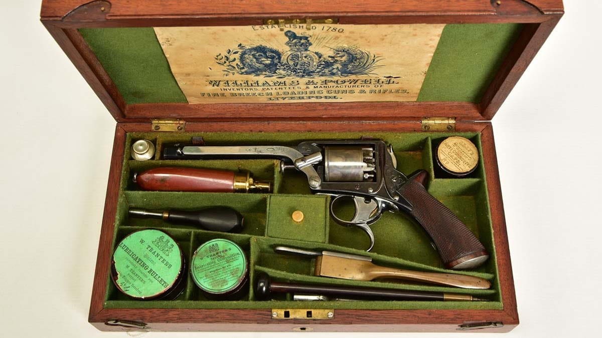 The revolver sold at auction in Lichfield