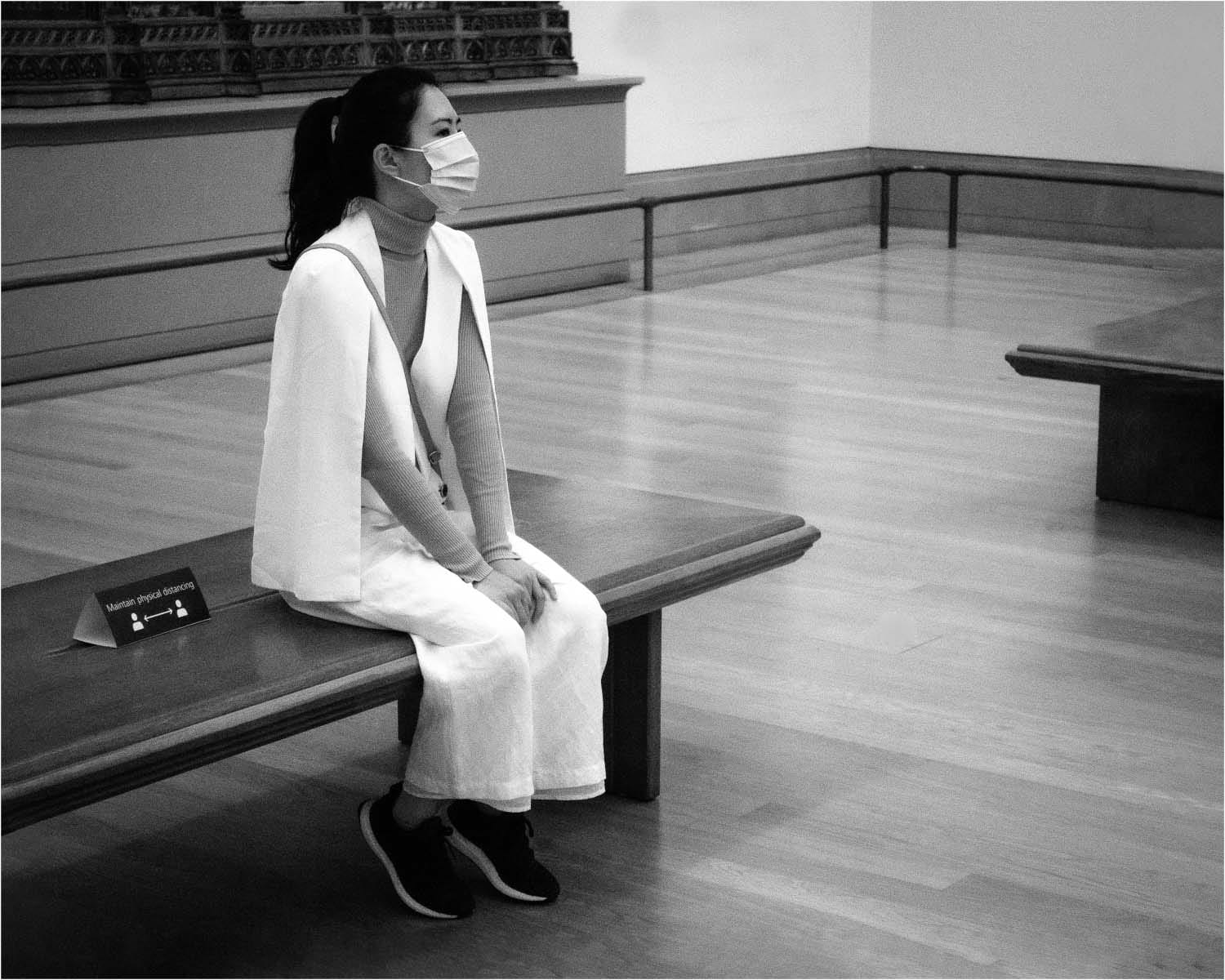Alone in the Gallery by Dean Borgazzi
