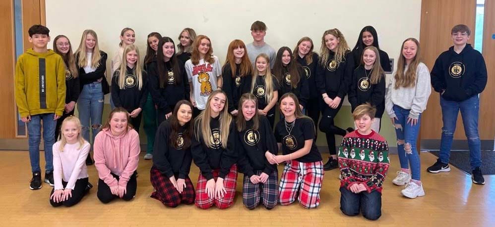 Ben Wilby with LCA students