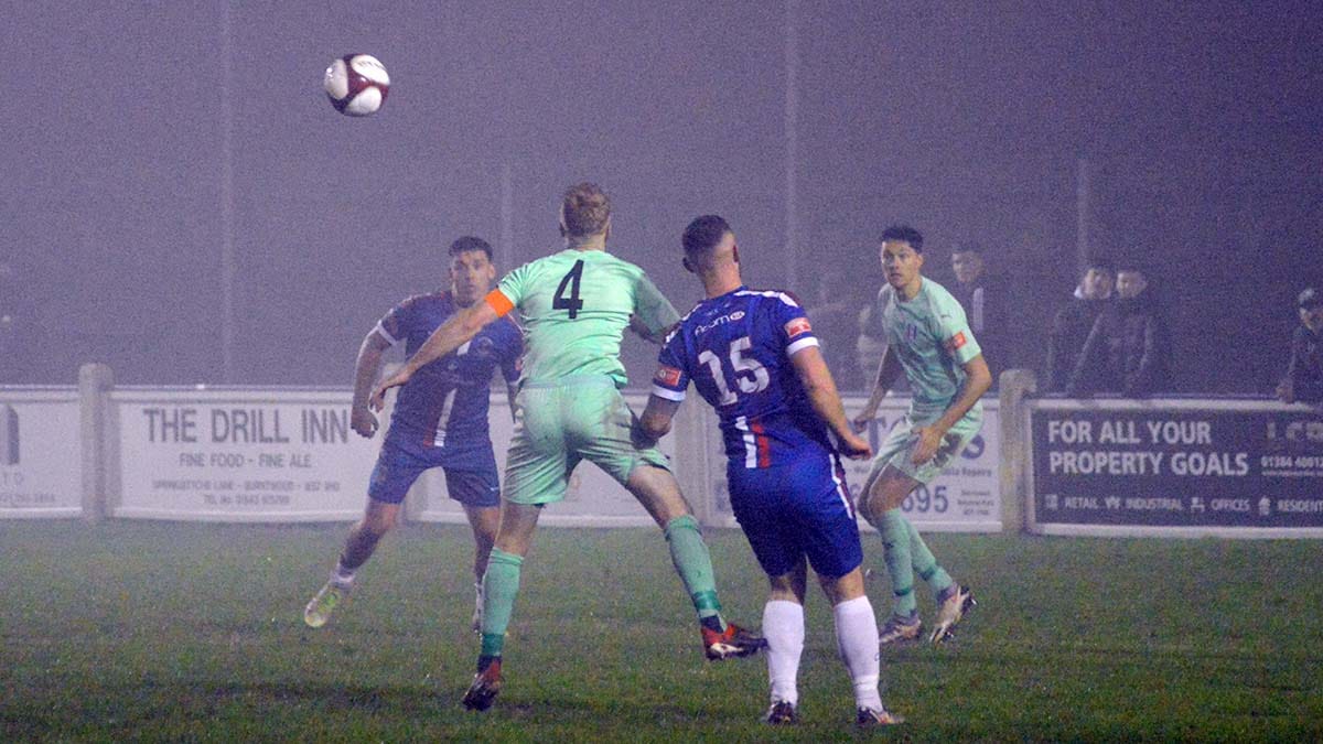 Action from Chasetown FC v Daventry Town. Picture: Paul Mullins