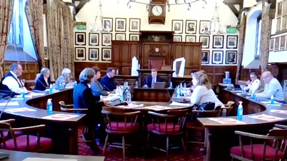 The chamber at Lichfield District Council