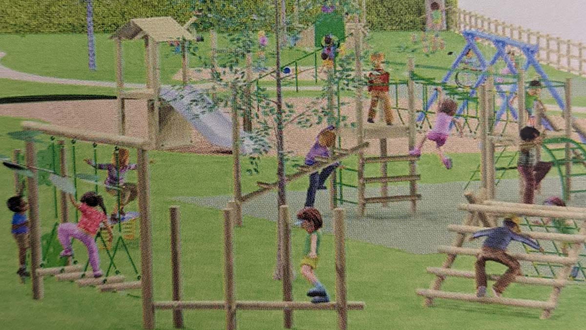 An artist's impression of the new-look play area. Picture: Fradley and Streethay Parish Council