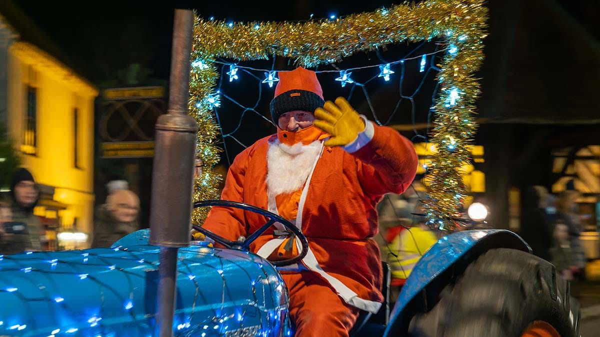 The Christmas tractor run