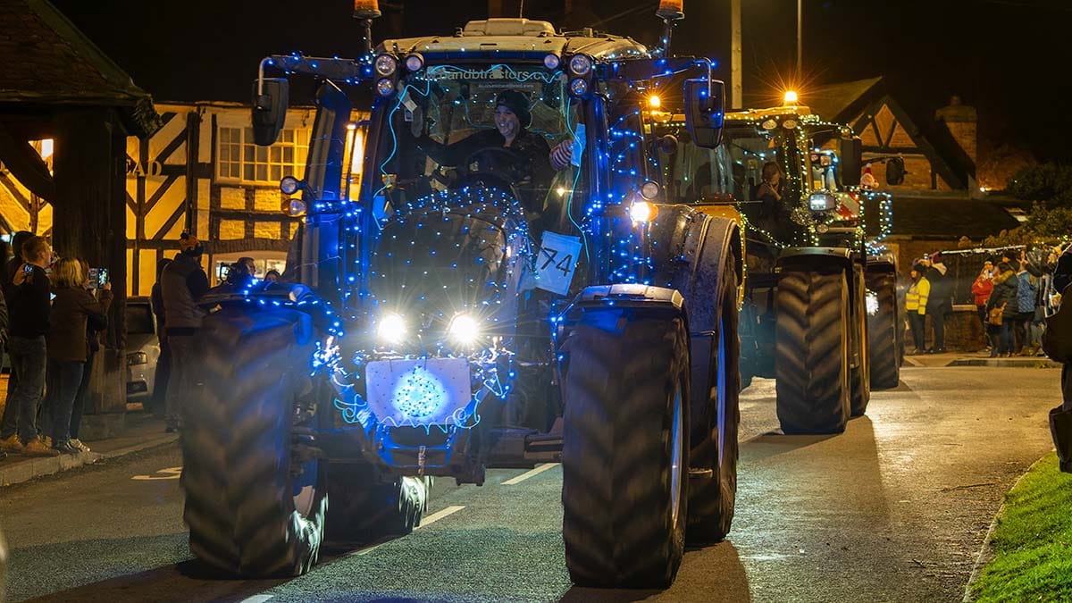 The Christmas tractor run