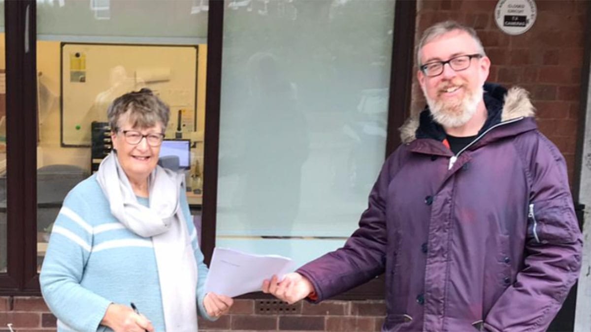 Janet Bamber with James Flintham
