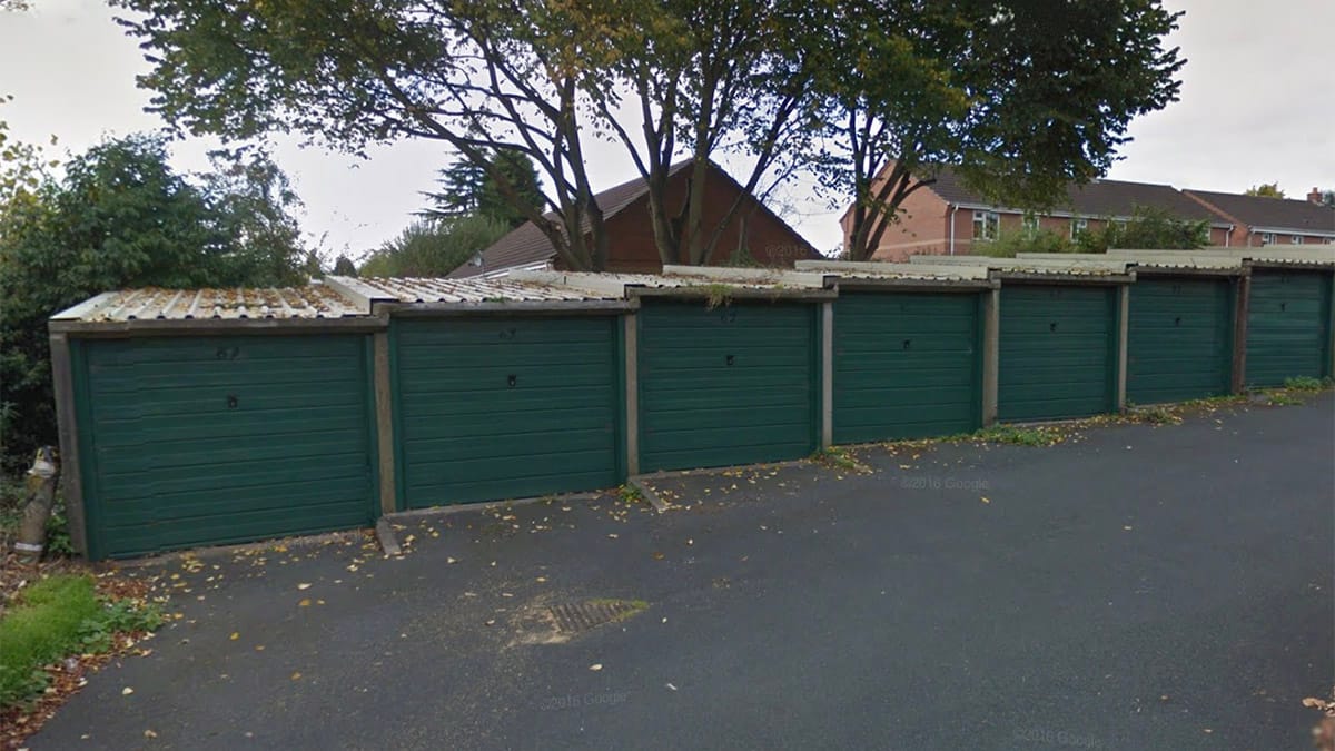 Some of the garages earmarked for demolition. Picture: Google Streetview