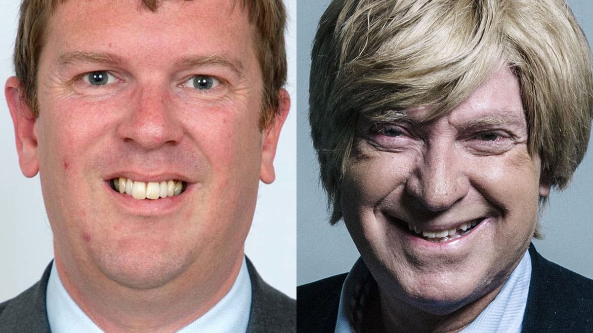 Cllr Alastair Little and Michael Fabricant MP