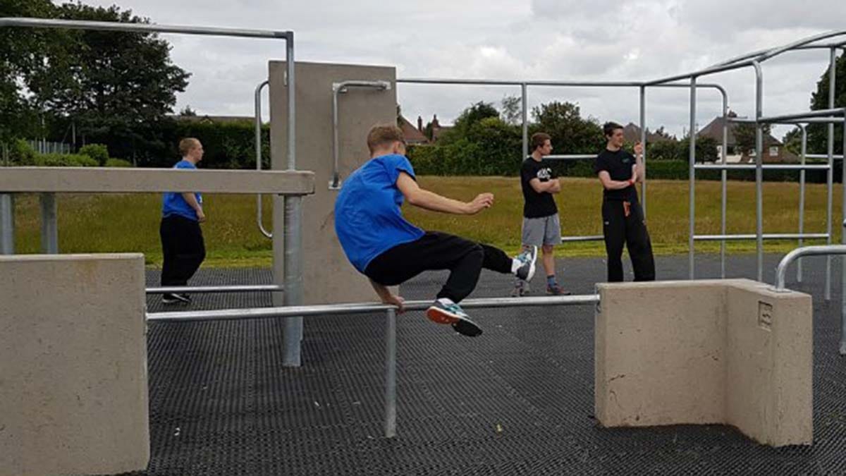 Parkour in Burntwood