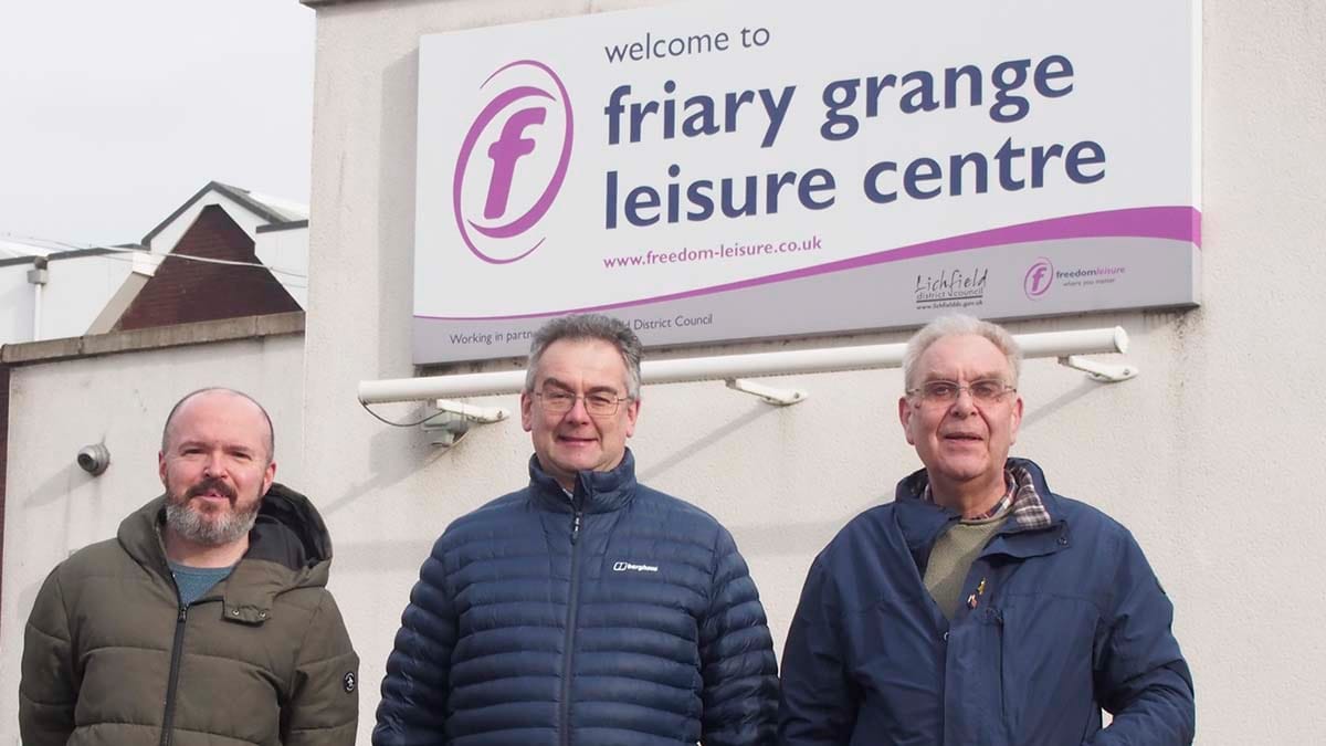 Lib Dem councillors Miles Trent, Paul Ray and Hugh Ashton