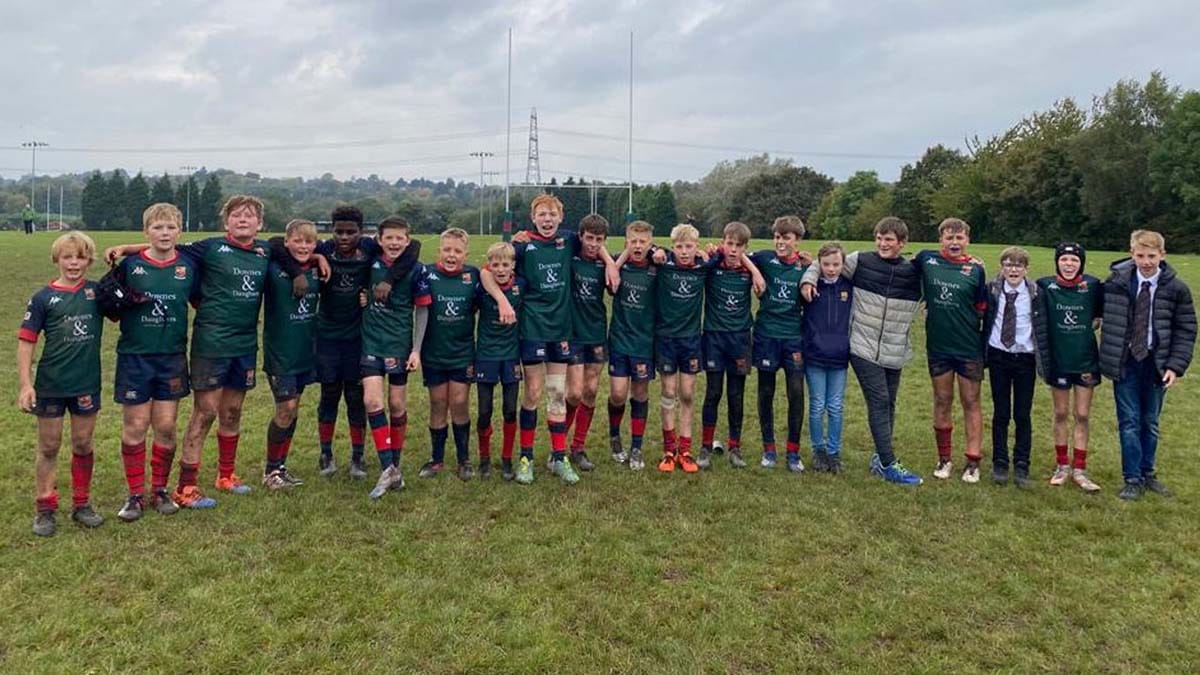 The Lichfield RUFC under 13 squad