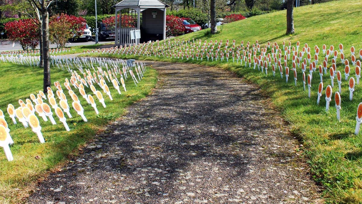 The Celebrate Lives Lived Garden in Whittington