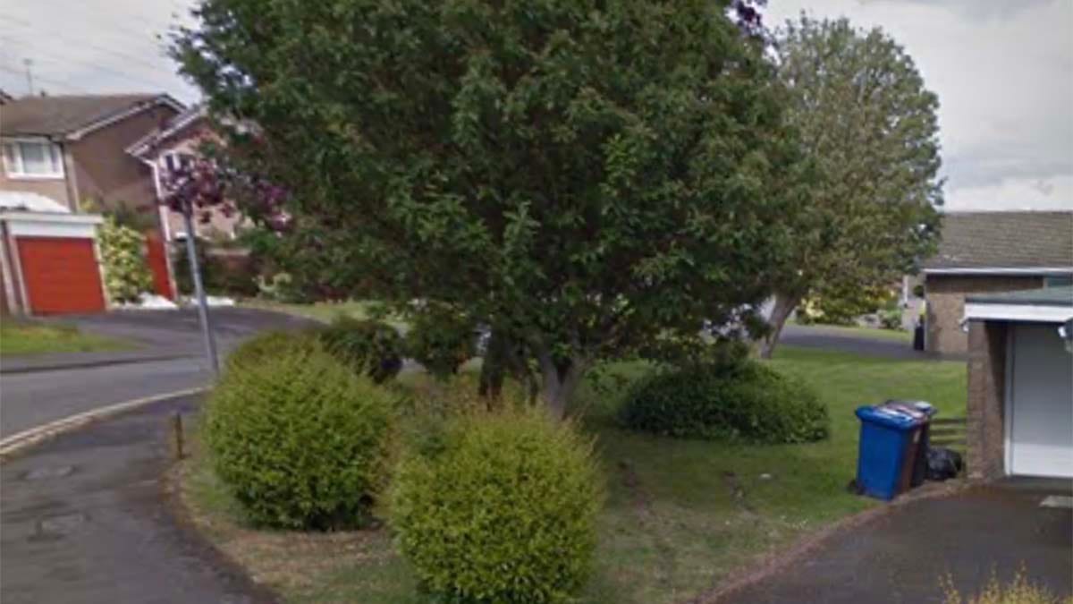 The plot of land earmarked for a new home