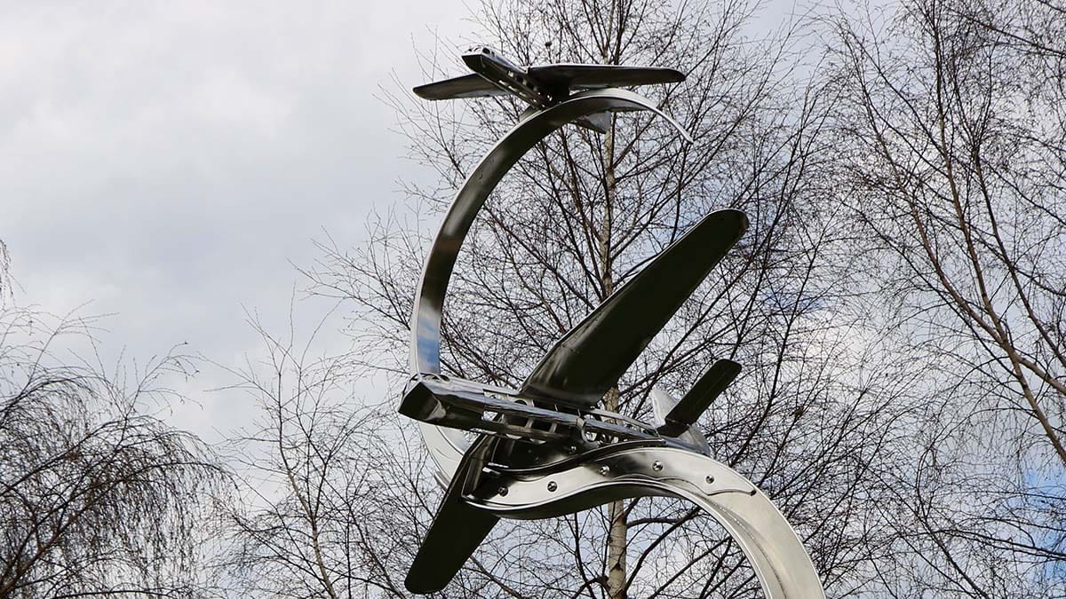 The Pegasus Bridge Memorial at the National Memorial Arboretum
